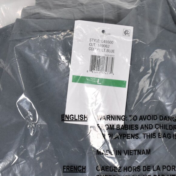 London Fog Men's Auburn Zip-Front Golf Jacket Light Blue size Large NEW - Picture 7 of 8